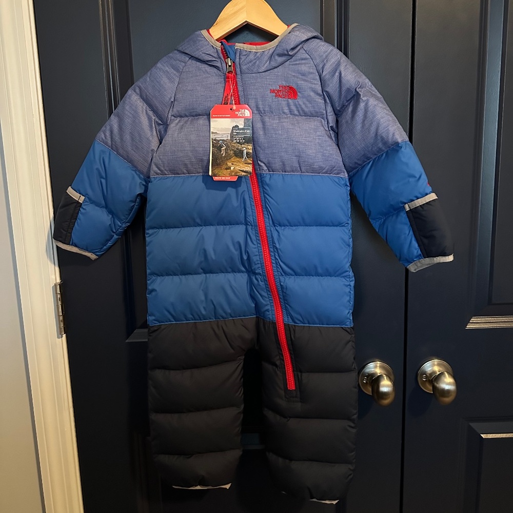 North Face Infant Snuggler Down Bodysuit *NWT*
